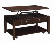 Load image into Gallery viewer, Bradford Rectangular Lift Top Coffee Table Walnut