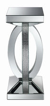 Load image into Gallery viewer, Amalia Square End Table with Lower Shelf Clear Mirror