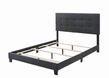 Load image into Gallery viewer, Mapes Tufted Upholstered Eastern King, Queen, Twin &amp; Full Bed Charcoal &amp; Grey