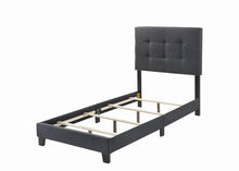 Load image into Gallery viewer, Mapes Tufted Upholstered Eastern King, Queen, Twin &amp; Full Bed Charcoal &amp; Grey