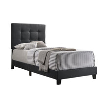 Load image into Gallery viewer, Mapes Tufted Upholstered Eastern King, Queen, Twin &amp; Full Bed Charcoal &amp; Grey