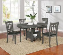 Load image into Gallery viewer, Lavon Dining Table with Storage Medium Grey