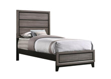 Load image into Gallery viewer, Watson Full &amp; Twin Panel Bed Grey Oak