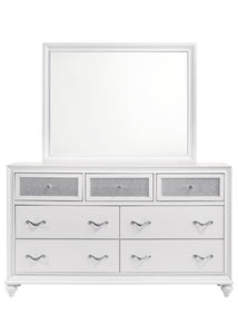 Barzini Rectangle Dresser Mirror White
