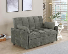 Load image into Gallery viewer, Cotswold Tufted Cushion Sleeper Sofa Bed Light Grey &amp; Dark Grey
