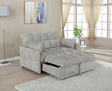 Load image into Gallery viewer, Cotswold Tufted Cushion Sleeper Sofa Bed Light Grey &amp; Dark Grey