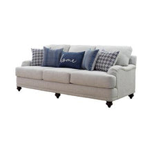 Load image into Gallery viewer, Glenn Recessed Arms Sofa Light Grey