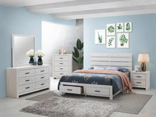 Load image into Gallery viewer, Brantford Eastern King Panel Bed Coastal White