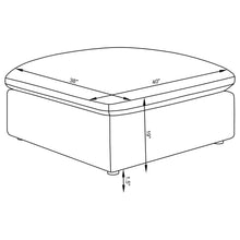 Load image into Gallery viewer, Hobson Ottoman