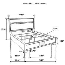 Load image into Gallery viewer, Miranda California King Bed