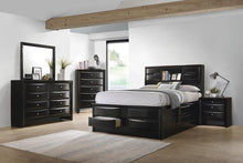 Load image into Gallery viewer, Briana California King Platform Storage Bed Black