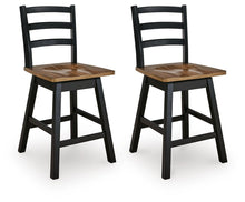 Load image into Gallery viewer, Wildenauer Counter Height Swivel Barstool