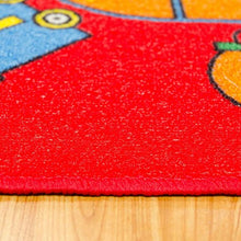 Load image into Gallery viewer, ABBEY Red &amp; Multi 5&#39; X 8&#39; Area Rug