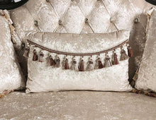Load image into Gallery viewer, Acapulco White &amp; Espresso Sofa