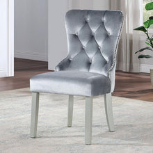 Load image into Gallery viewer, ADALIA Wingback Chair (2/CTN), Silver/Dark Gray