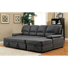 Load image into Gallery viewer, ALCESTER Brown &amp; Gray Sectional w/ Sleeper, Ash