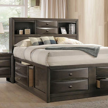 Load image into Gallery viewer, Zosimo Bed Black, Chrome, &amp; Grey