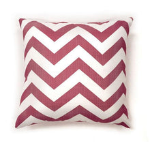 Load image into Gallery viewer, Zoe Red Chevron 18&quot; X 18&quot; Pillow, Red Chevron (2/CTN)