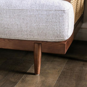 ALESUND Chair, Beige/Light Oak Natural & Brown