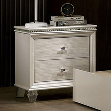 Load image into Gallery viewer, ALLIE Night Stand Beige &amp; Rose Gold