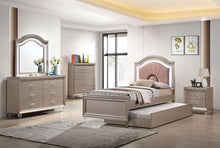 Load image into Gallery viewer, ALLIE Trundle Beige &amp; Rose Gold