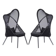 Load image into Gallery viewer, Alverta Foldable Chair Grey &amp; Black (2/Ctn)