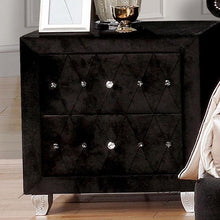 Load image into Gallery viewer, Alzire Black &amp; Blue Night Stand