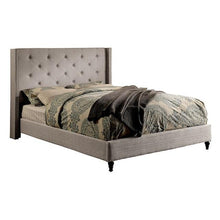 Load image into Gallery viewer, Anabelle E.King Bed Purple &amp; Natural