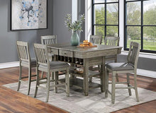 Load image into Gallery viewer, ANAYA Counter Ht. Chair (2/CTN), Gray/Lt. Gray