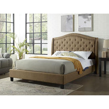 Load image into Gallery viewer, Carly Cal.King, E.King, Full, &amp; Queen Bed Grey &amp; Brown