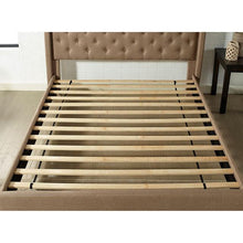 Load image into Gallery viewer, Carly Cal.King, E.King, Full, &amp; Queen Bed Grey &amp; Brown