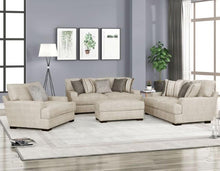 Load image into Gallery viewer, ARDENFOLD Ottoman, Beige &amp; Gray