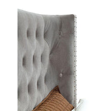 Load image into Gallery viewer, Cayla Cal.King, E.King, &amp; Queen Bed Silver &amp; Grey