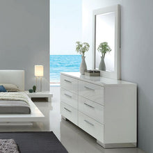 Load image into Gallery viewer, Christie Glossy White Dresser