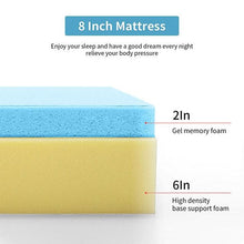 Load image into Gallery viewer, Artemisia 8" Memory Foam Mattress White