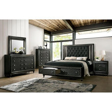 Load image into Gallery viewer, Demetria Metallic Gray Night Stand