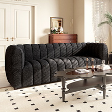 Load image into Gallery viewer, AVERSA Sofa, Black, Gray, &amp; White