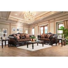 Load image into Gallery viewer, ELPIS Brown/Espresso Love Seat