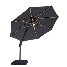 Load image into Gallery viewer, Fera 10 Ft Round Umbrella w/ LED Bulb + 37" Large Base