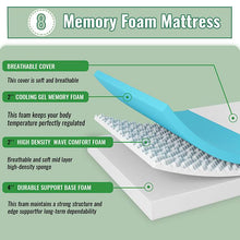 Load image into Gallery viewer, Coreopsis 8&quot; Full Memory Foam Wave Comfort