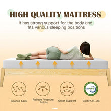 Load image into Gallery viewer, Forsythia 8&quot; Full Green Tea Gel Memory Foam