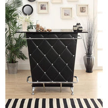 Load image into Gallery viewer, Fuero Black/Chrome Bar Table (K/D)