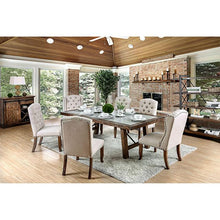 Load image into Gallery viewer, Gianna Rustic Pine/Ivory Wingback Chair (2/CTN)