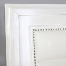 Load image into Gallery viewer, Golva E.King &amp; Queen Bed White &amp; Silver