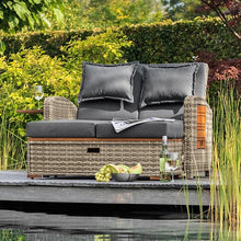 Load image into Gallery viewer, Bahia Tobago Reclining Chaise Lounge Brown &amp; Gray