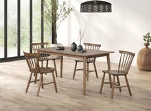 Load image into Gallery viewer, Beale Dining Table Walnut &amp; Black