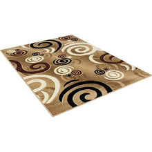Load image into Gallery viewer, Blitar Brown Black, Brown Cream, &amp; Gray 5&#39; X 7&#39; Area Rug