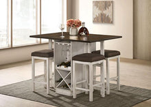 Load image into Gallery viewer, BINGHAM Counter Ht. Table w/ 2 x 15&quot; Leaves
