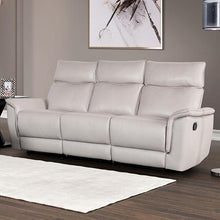 Load image into Gallery viewer, Bienne Sofa Manual Recliner White &amp; Black