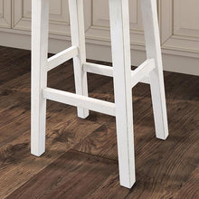 Load image into Gallery viewer, Biasca 29" Stool (2/CTN) White, Brown, &amp; Black